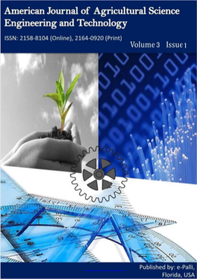 					View Vol. 3 No. 1 (2019): American Journal of Agricultural Science, Engineering, and Technology
				