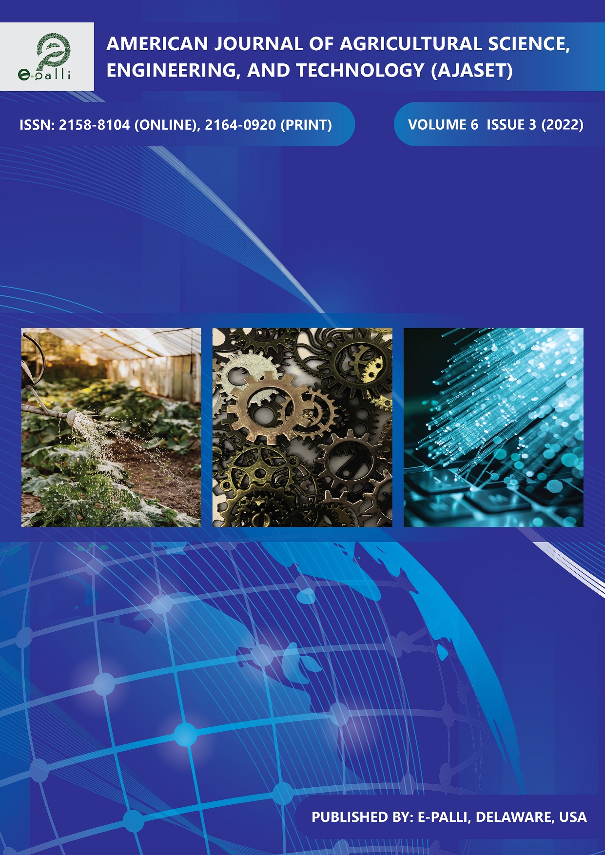 					View Vol. 6 No. 3 (2022): American Journal of Agricultural Science, Engineering, and Technology
				
