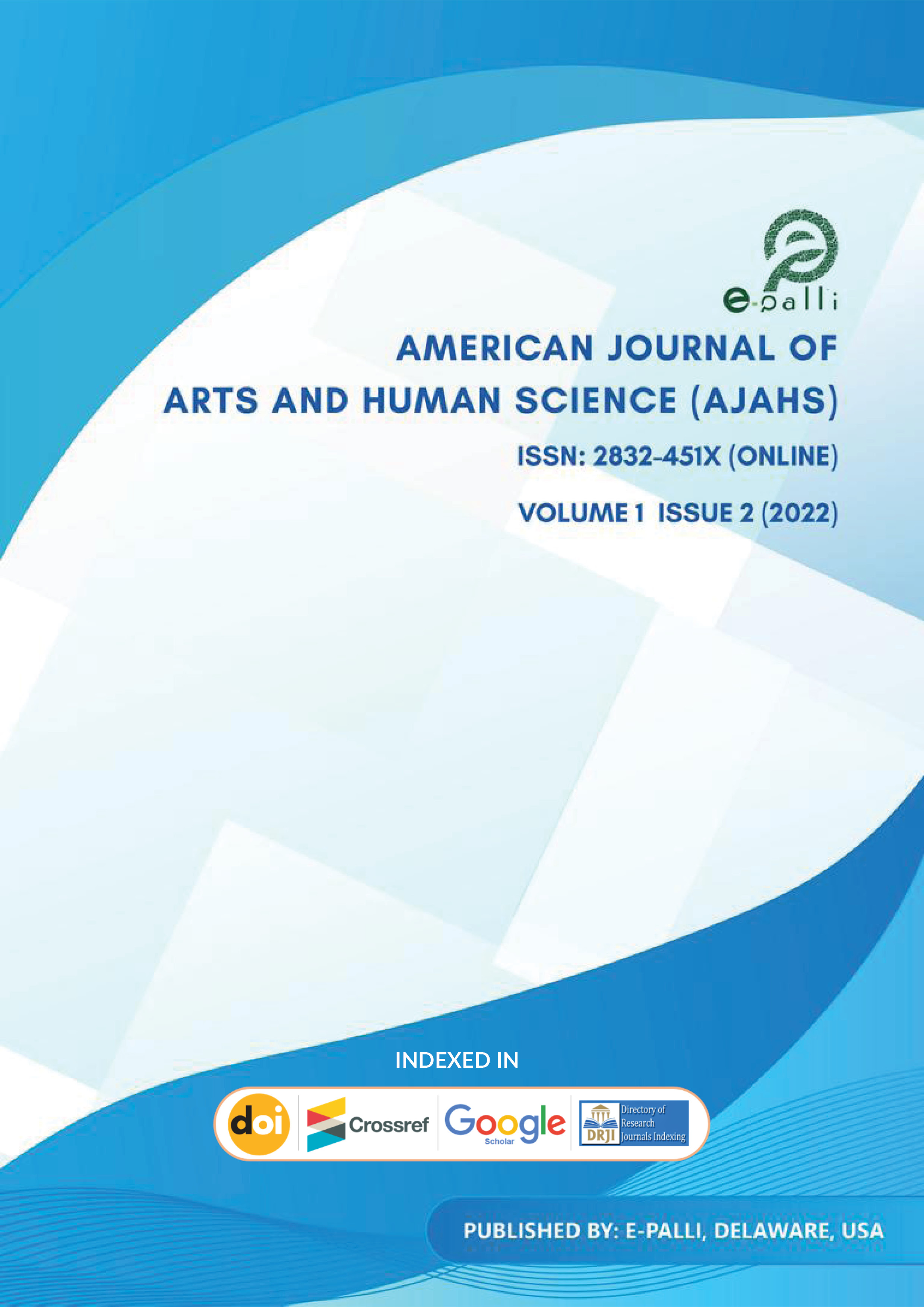 					View Vol. 1 No. 2 (2022): American Journal of Arts and Human Science
				