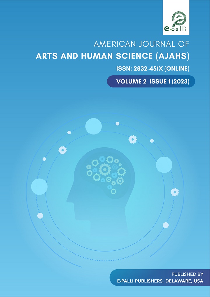 					View Vol. 2 No. 1 (2023): American Journal of Arts and Human Science
				
