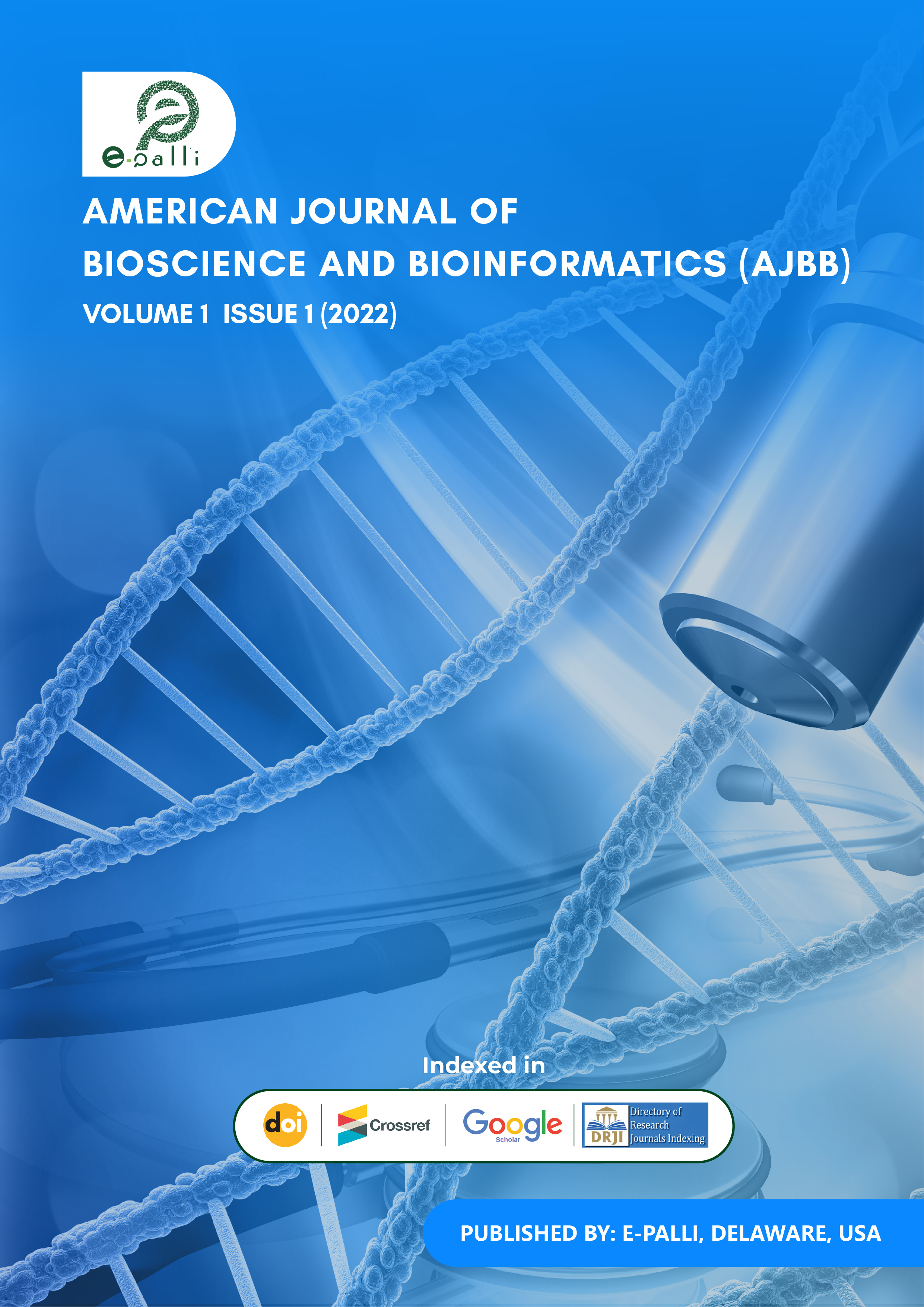 					View Vol. 1 No. 1 (2022): American Journal of Bioscience and Bioinformatics
				