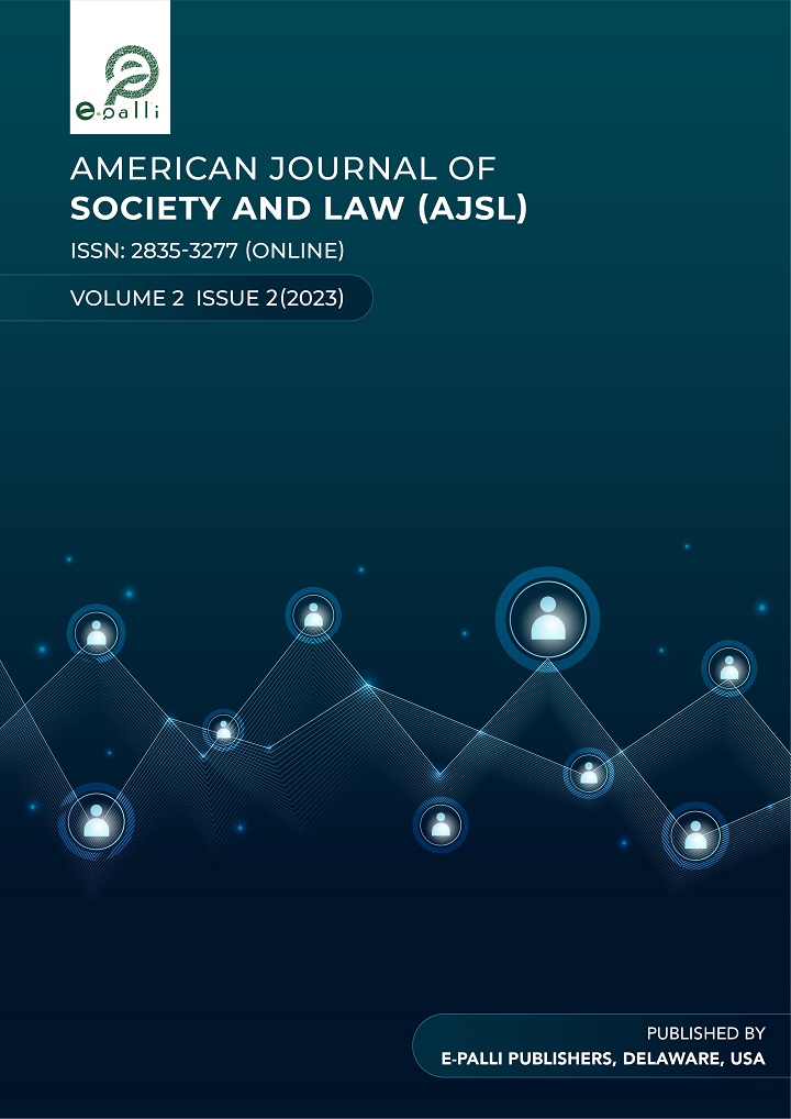 					View Vol. 2 No. 2 (2023): American Journal of Society and Law
				