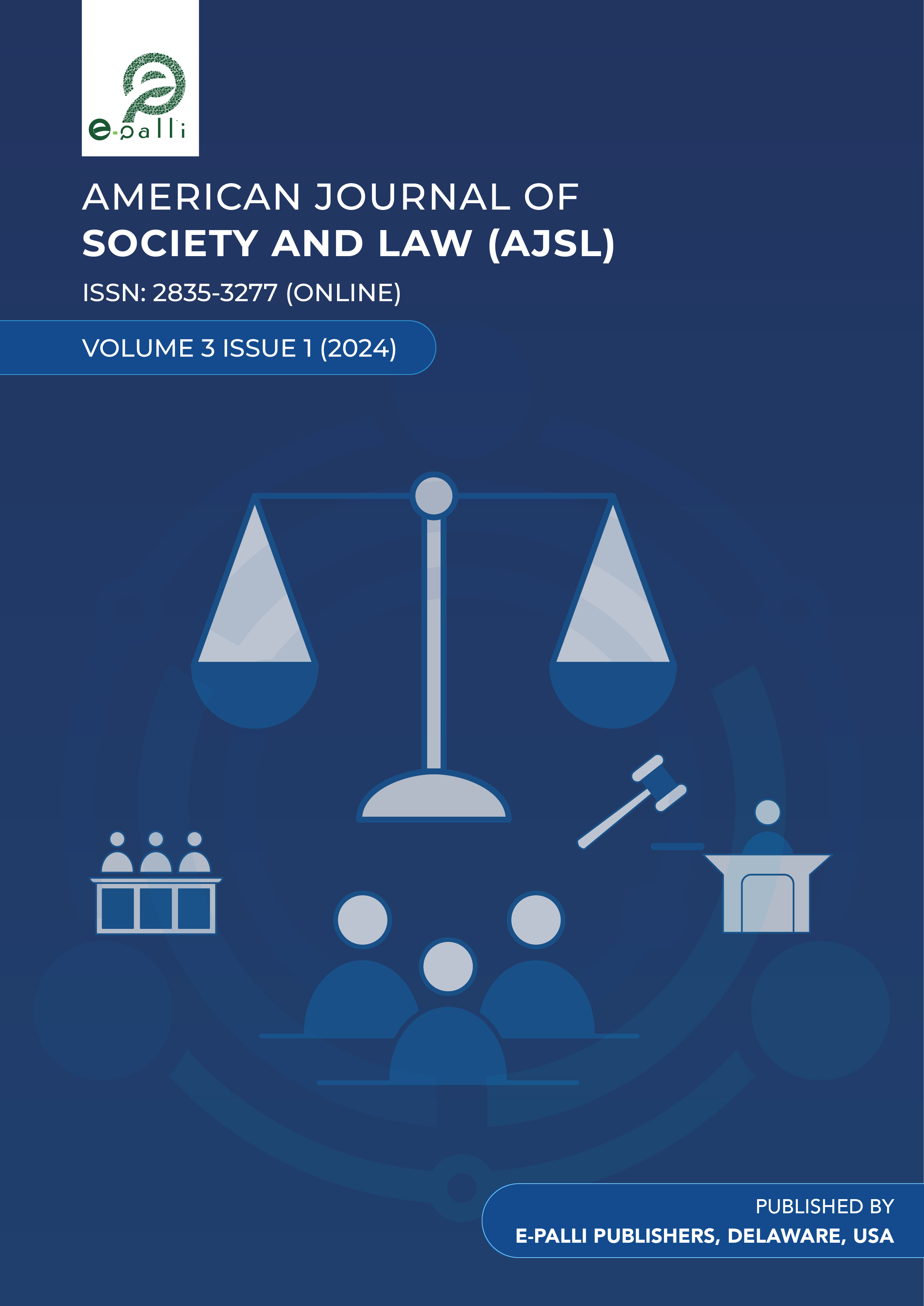 					View Vol. 3 No. 1 (2024): American Journal of Society and Law
				