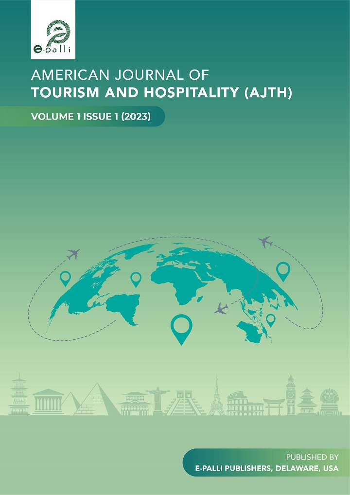 					View Vol. 1 No. 1 (2023): American Journal of Tourism and Hospitality
				