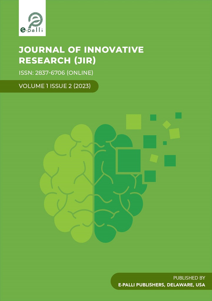 					View Vol. 1 No. 2 (2023): Journal of Innovative Research
				