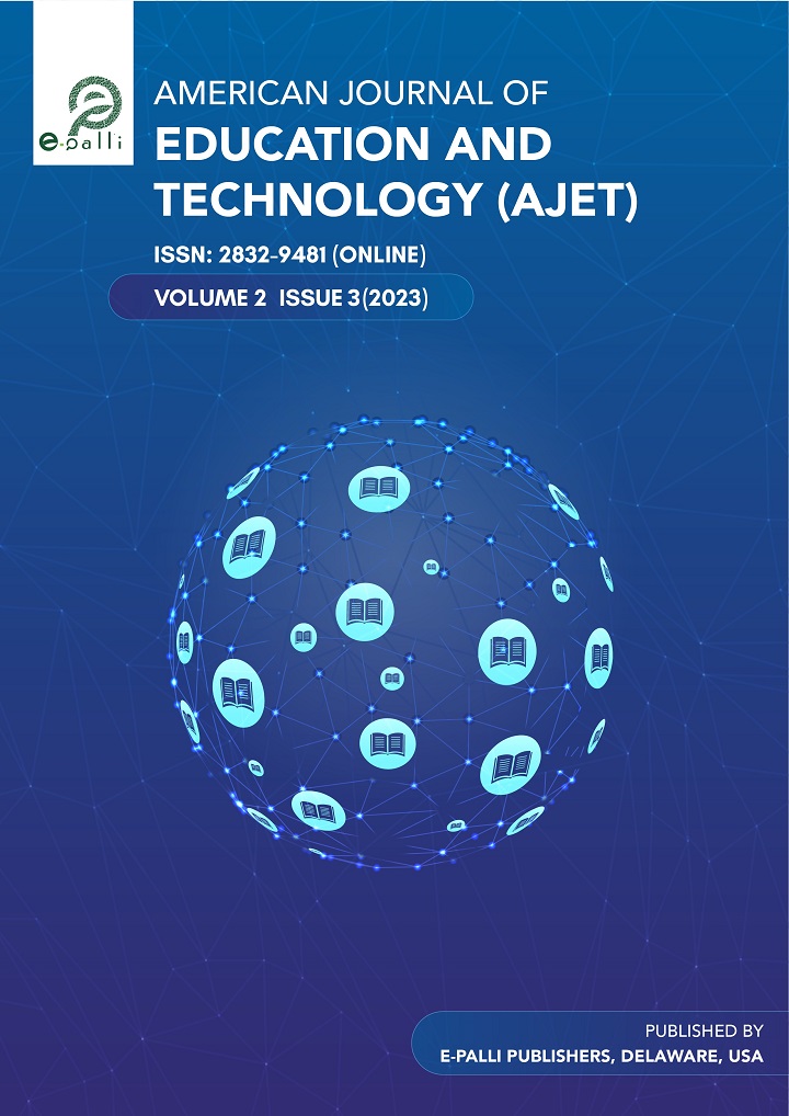 					View Vol. 2 No. 3 (2023): American Journal of Education and Technology
				