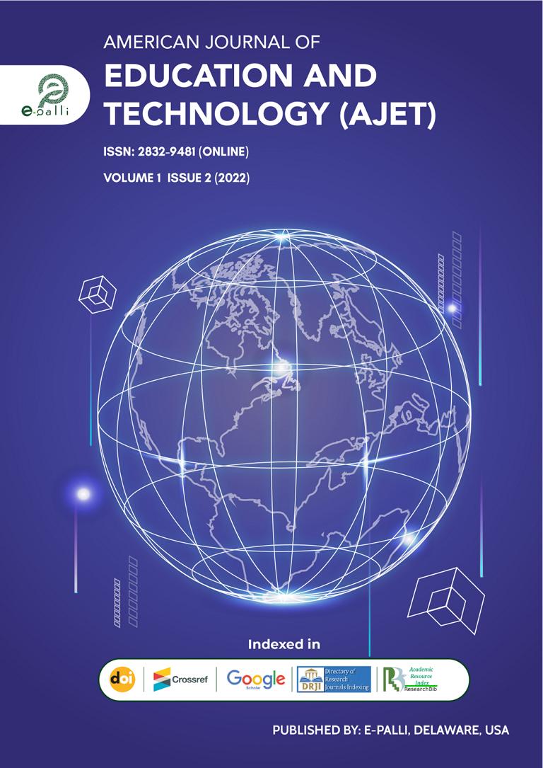 					View Vol. 1 No. 2 (2022): American Journal of Education and Technology
				