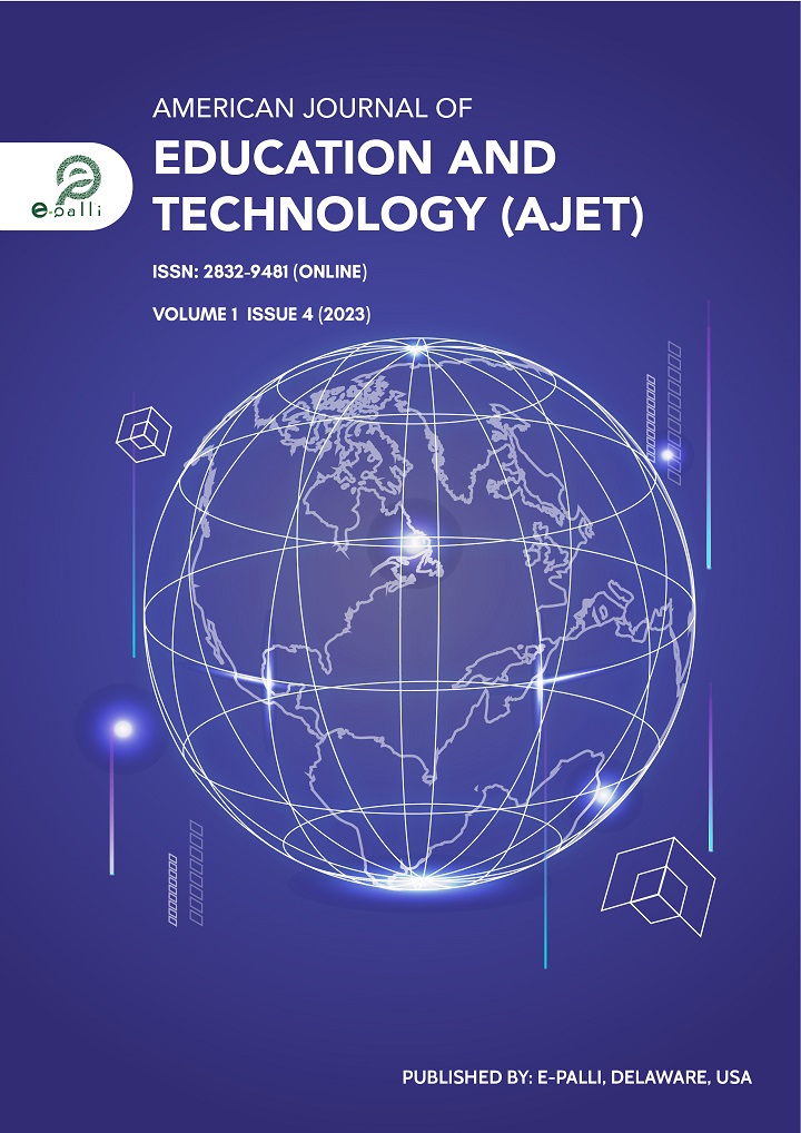 					View Vol. 1 No. 4 (2023): American Journal of Education and Technology
				